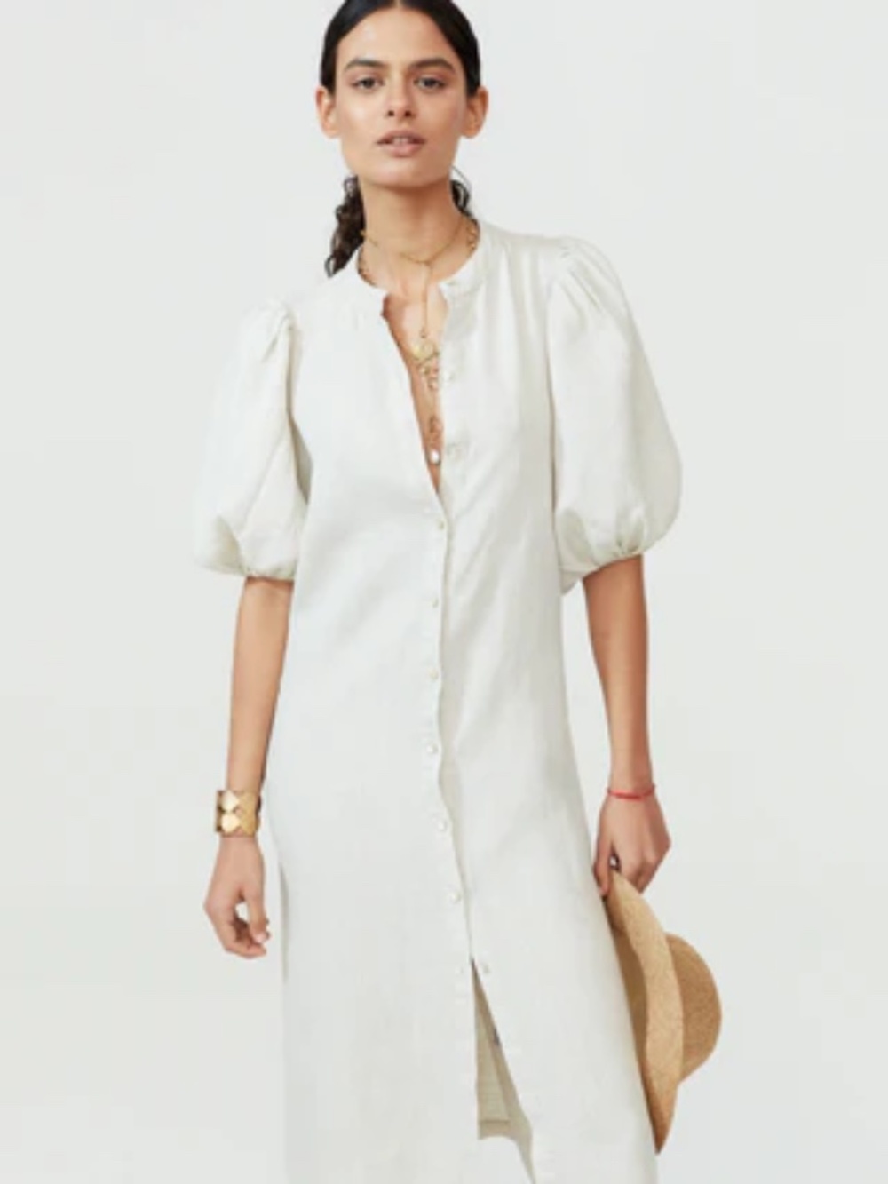 Lanhtrophy Bubble Linen Dress - NWT - Size Medium